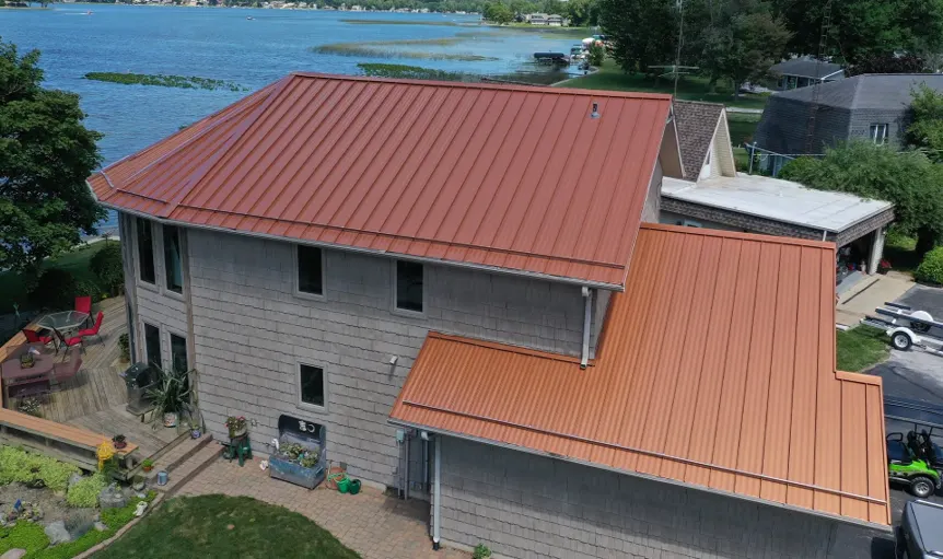 Commercial roof inspection documented in Elwood